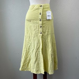 NWT Free People Citeon Midi Skirt Size 2